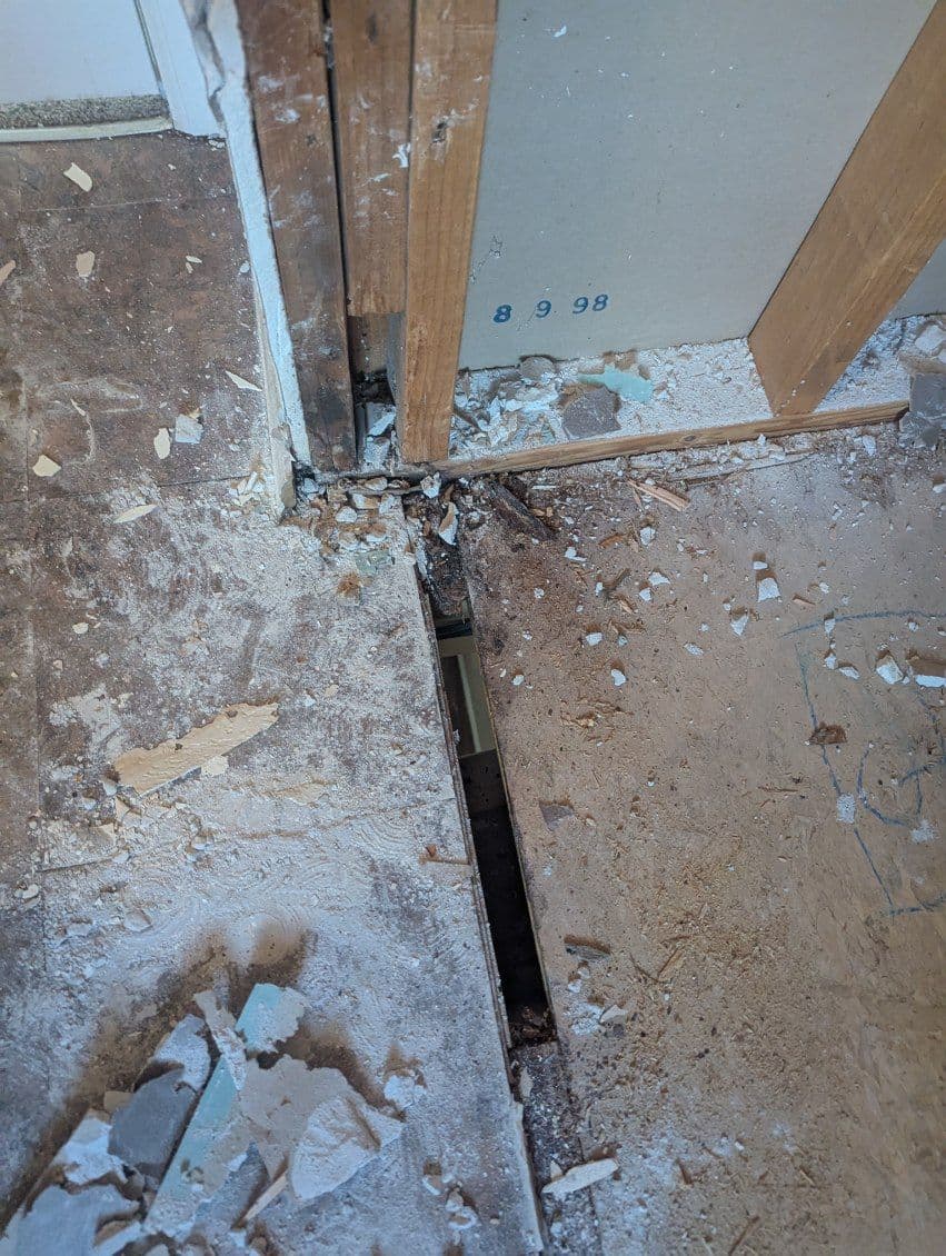 Gallery photos for Tub Remodel Underway: Happy Home Services at Work: Image #2