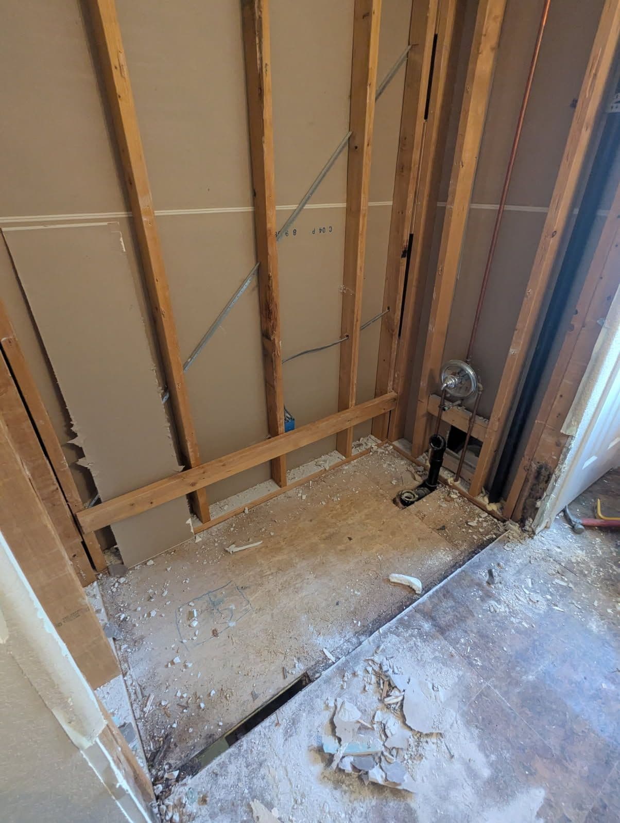 Gallery photos for Tub Remodel Underway: Happy Home Services at Work: Image #3