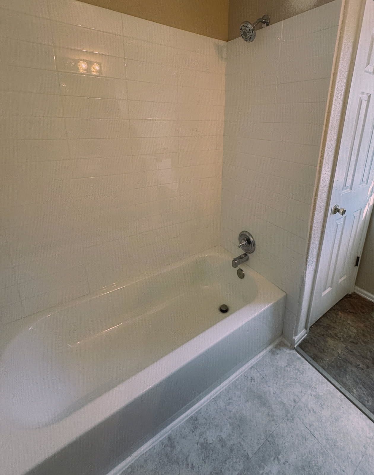 Sleek Bathtub Installation with Happy Home Services image